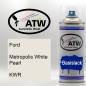 Preview: Ford, Metropolis White Pearl, KWR: 400ml Sprühdose, von ATW Autoteile West.